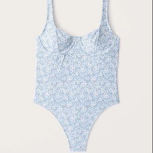 Abercrombie & Fitch Wide Strap Underwire One Piece